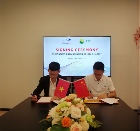 Empery Solar Signing Strengthen Collaboration Ceremony with SEV